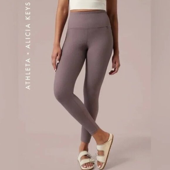 Athleta Pants - Athleta x Alicia Keys Elation Tight Ribbed Leggings Size XL